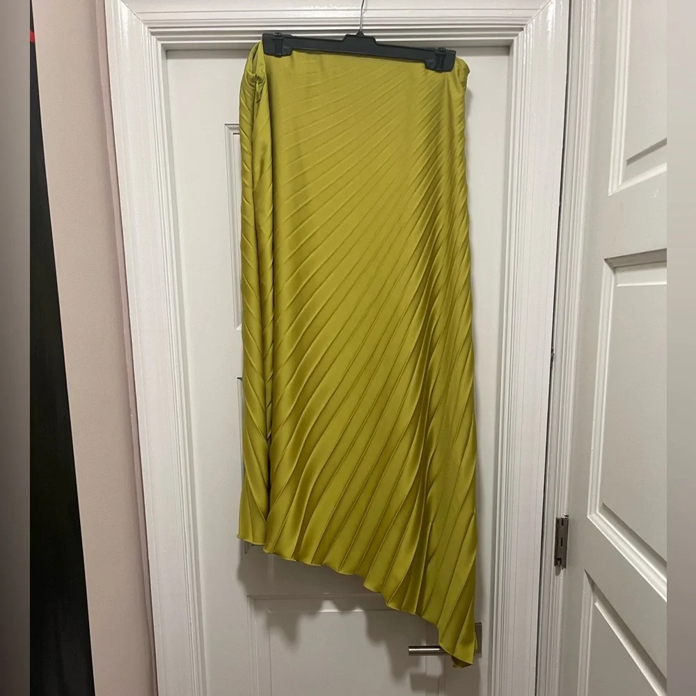 Mango PLEATED ASYMMETRIC SKIRT - Picture 5 of 8